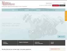Tablet Screenshot of leaselawyer.com